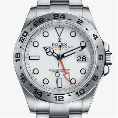 rolex explorer ii bianco|rolex explorer 2 oystersteel.